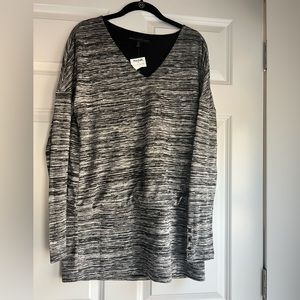 NWT White House Black Market tunic banded bottom top